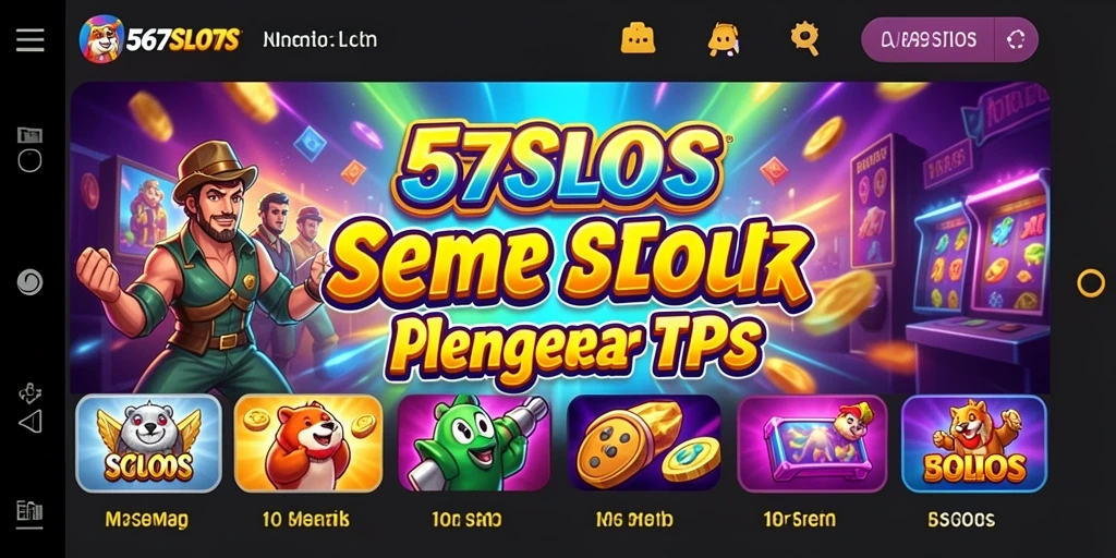 Screenshot utama 567SLOTS menunjukkan serunya gameplay slot.