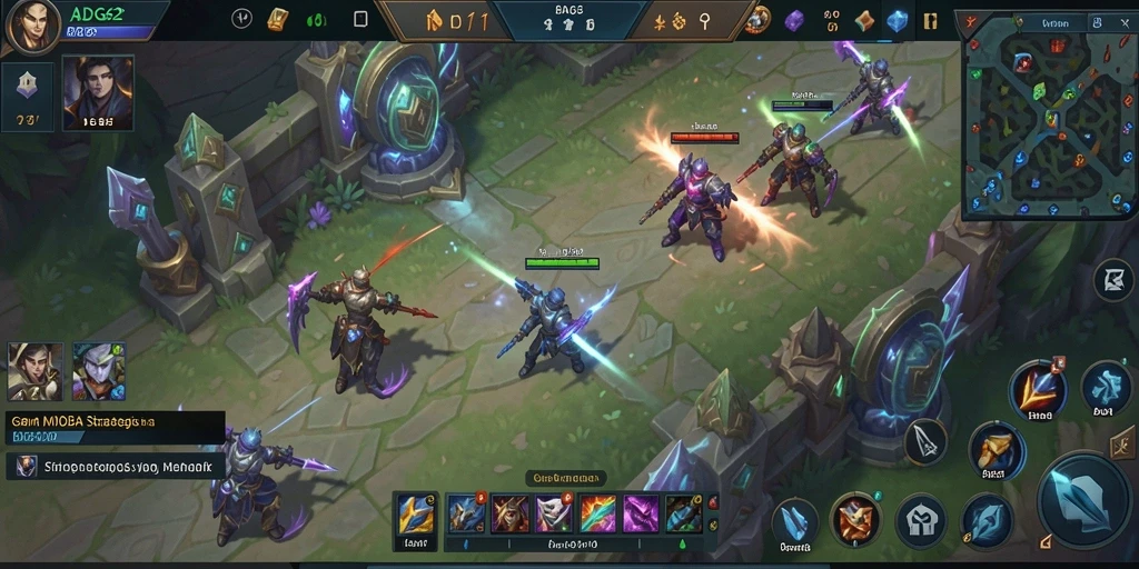 Screenshot gameplay ADG62 menampilkan pertarungan seru dan karakter yang dinamis.