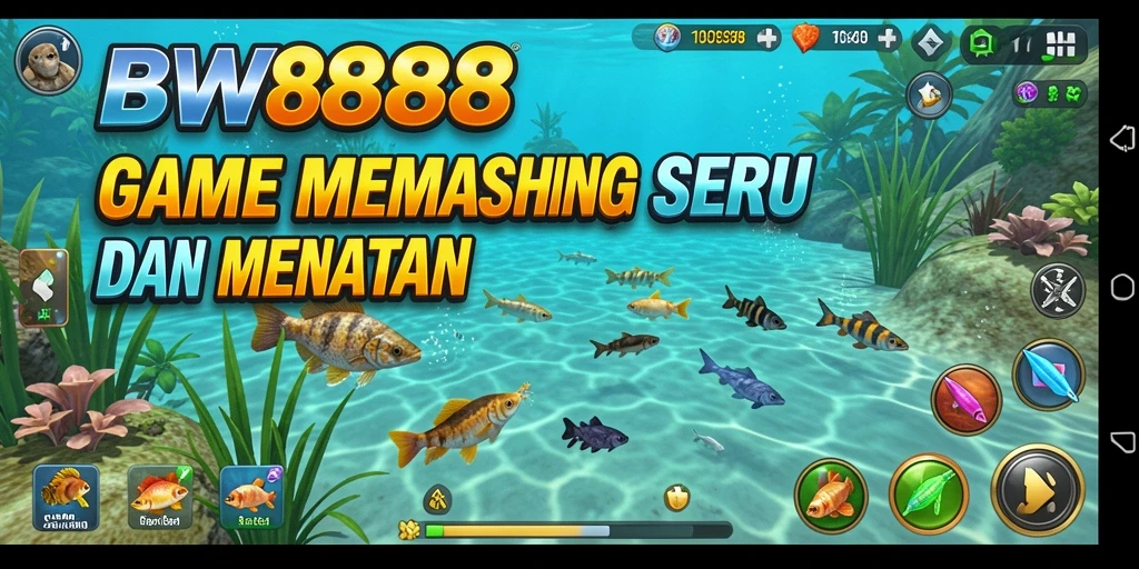 Gameplay BW888 menampilkan pengalaman memancing yang mengasyikkan dan realistis.
