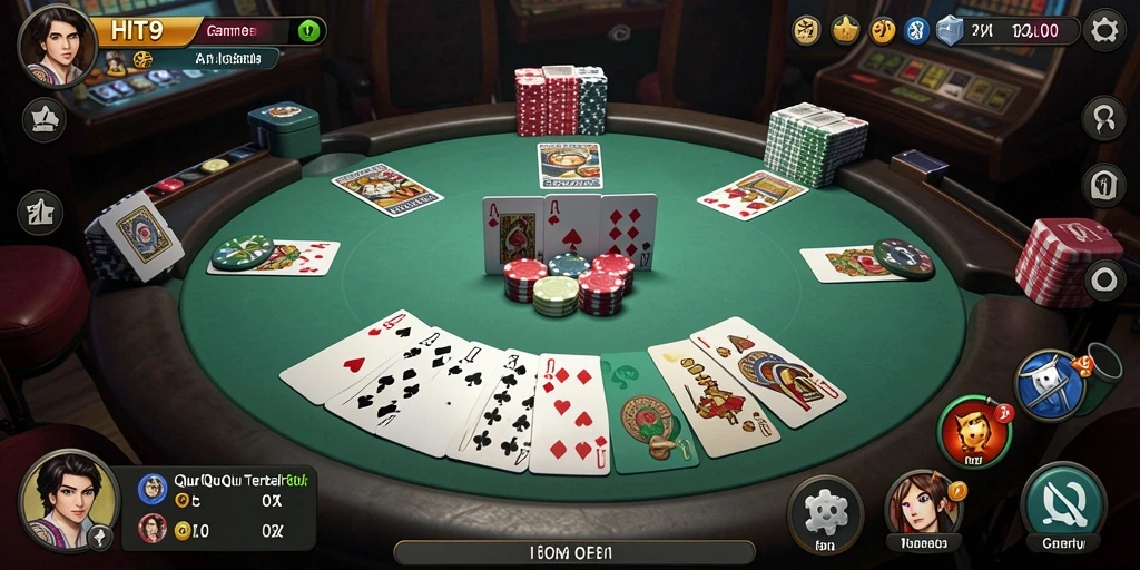 Tampilan gameplay QiuQiu yang seru di HIT9.