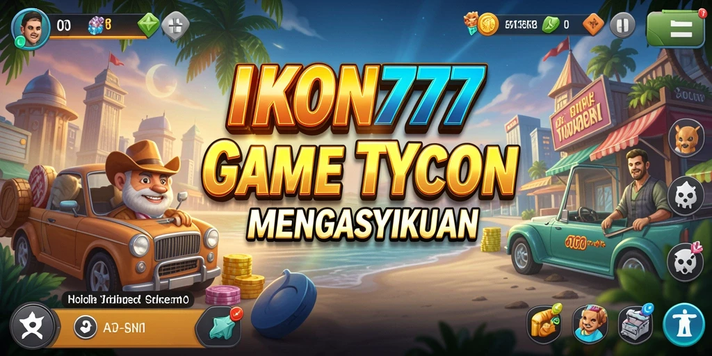 Tampilan menarik dari gameplay IKON777 dalam menjelajahi dunia Tycoon.