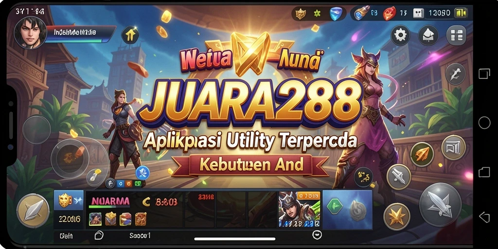 Tampilan utama JUARA288 dengan berbagai alat utility.