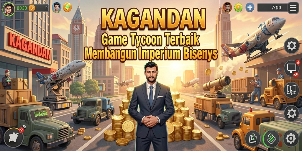 Screenshot gameplay KAGANDAN menampilkan momen seru membangun bisnis.