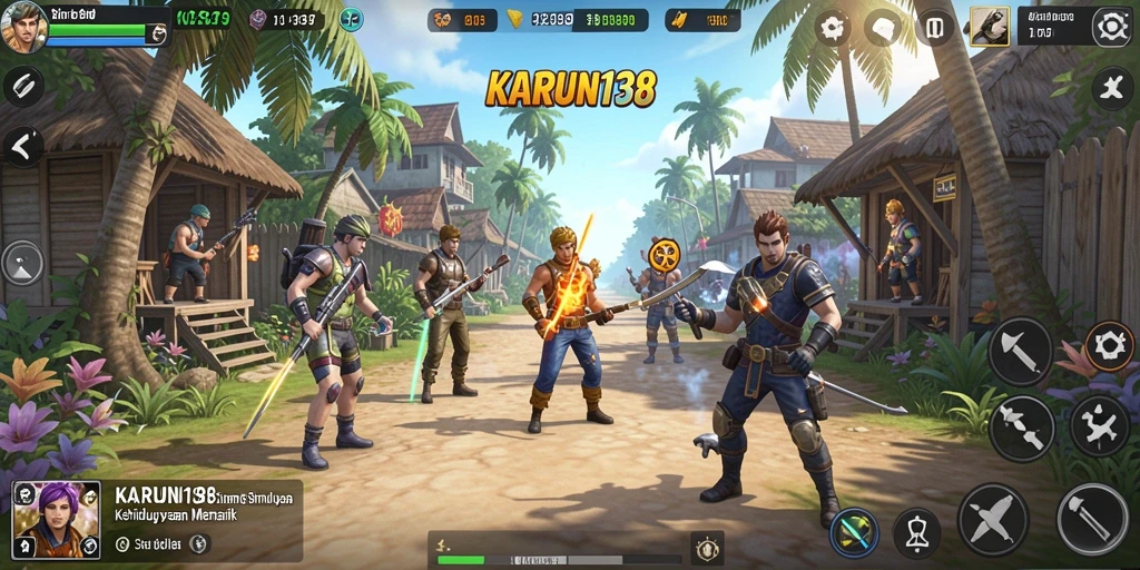 Tampilan menawan dari gameplay KARUN138 yang penuh dengan interaksi.
