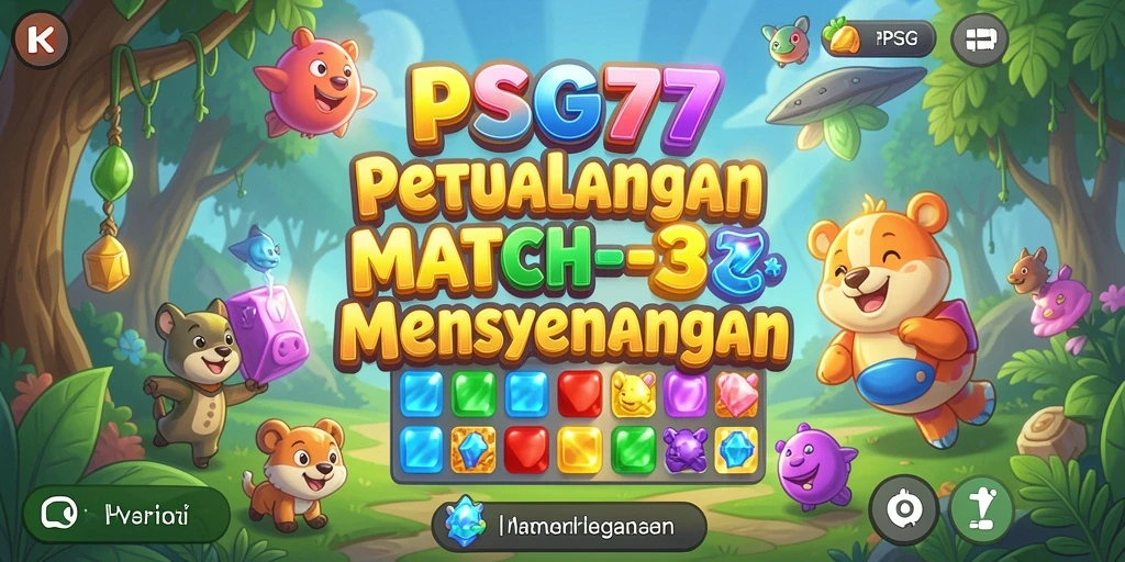 Tampilan gameplay PSG77 yang menarik dan penuh warna.