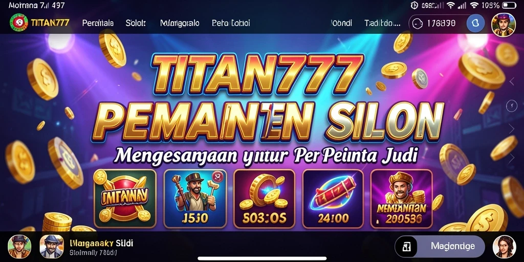 Gameplay seru dan menarik di TITAN777 dengan berbagai pilihan slot.
