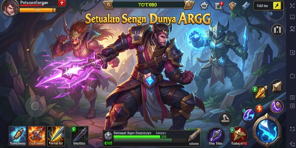 Screenshot menampilkan aksi seru dalam permainan ARPG TOTO80.