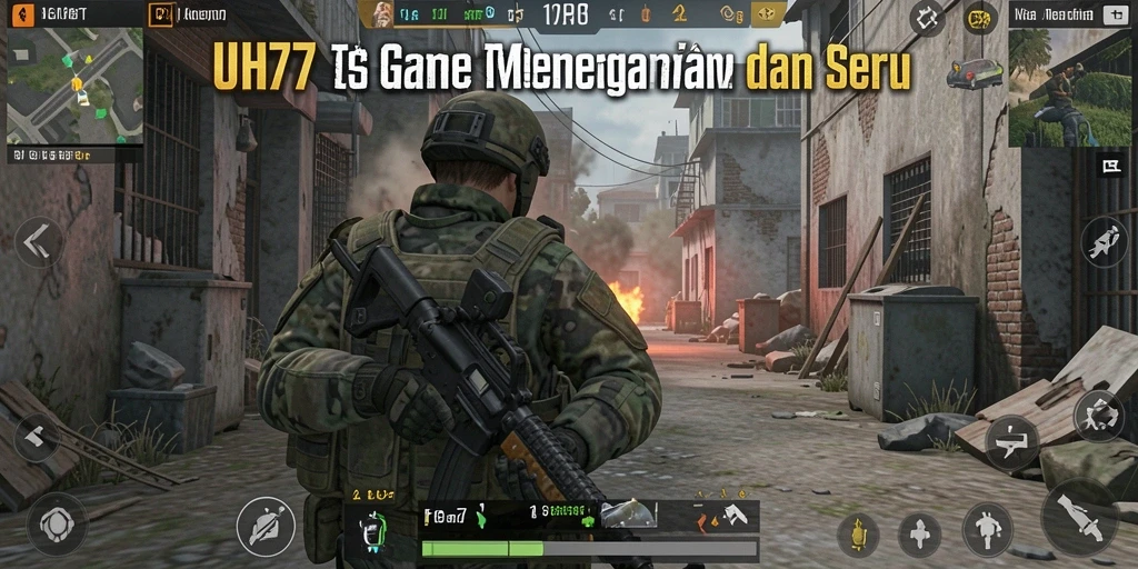 Screenshot UH77 menampilkan gameplay TPS yang mendebarkan dengan grafis tajam.